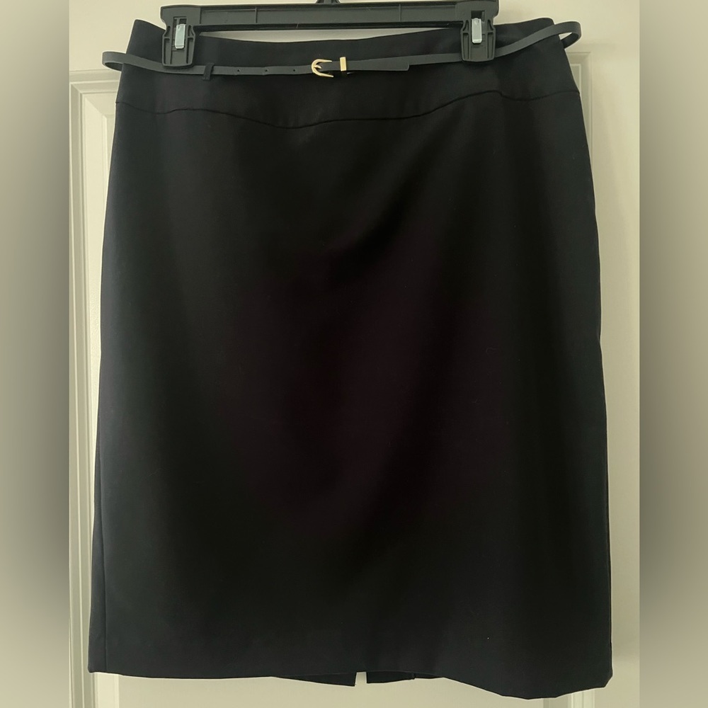 Liz Claiborne Navy Blue A-Line Skirt - Picture 2 of 8
